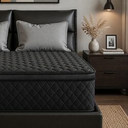 34cm Thick Double Mattress with Euro Top and Pocket Springs