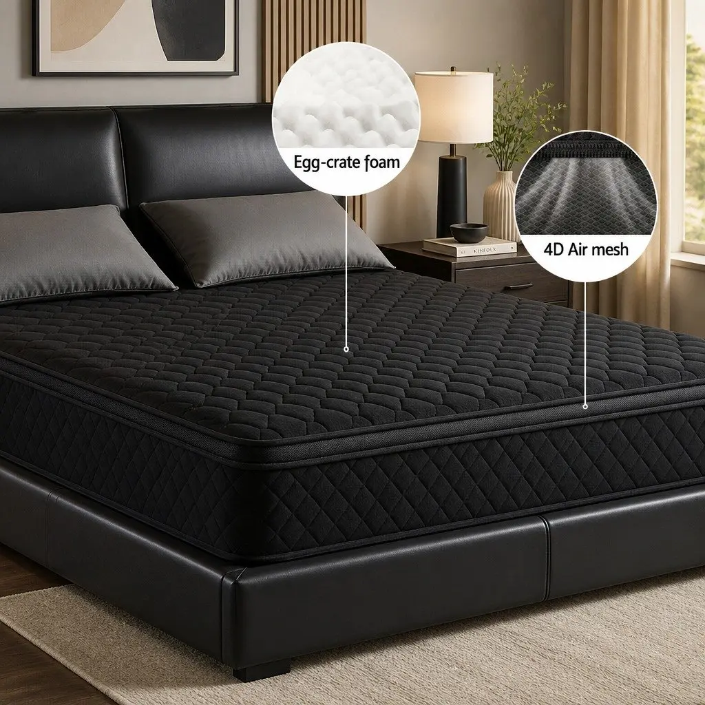 34cm Thick Double Mattress with Euro Top and Pocket Springs