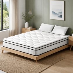 Premium Quality 22cm Double Mattress with Euro Top