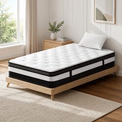 30cm Thick King Single Mattress with Pocket Springs