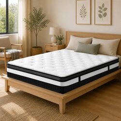 Queen Mattress with 30cm Euro Top Pocket Springs
