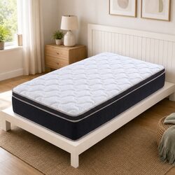 Copper Memory Foam King Single Mattress 35cm Firm