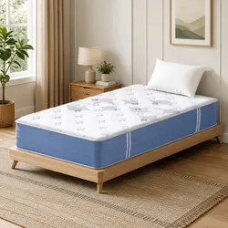 25cm Medium Firm Single Mattress with Pocket Springs