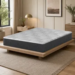 King Size Mattress 30cm with 5-Zone Pocket Spring Grey