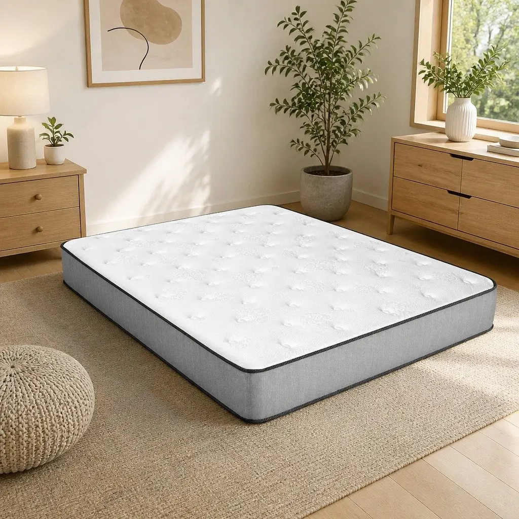 Double Mattress 23cm Extra Firm Support Tight Top Hypoallergenic Dust Mite