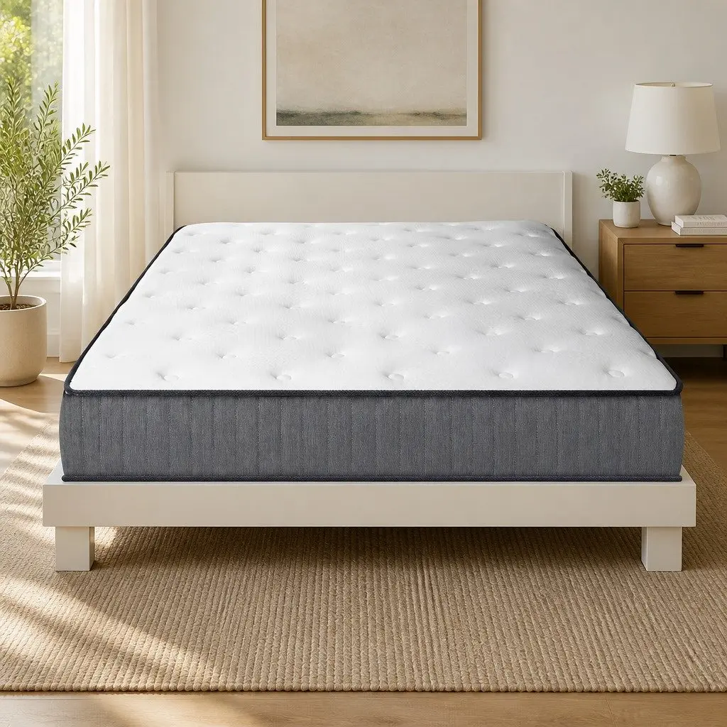 Double Mattress 23cm Extra Firm Support Tight Top Hypoallergenic Dust Mite