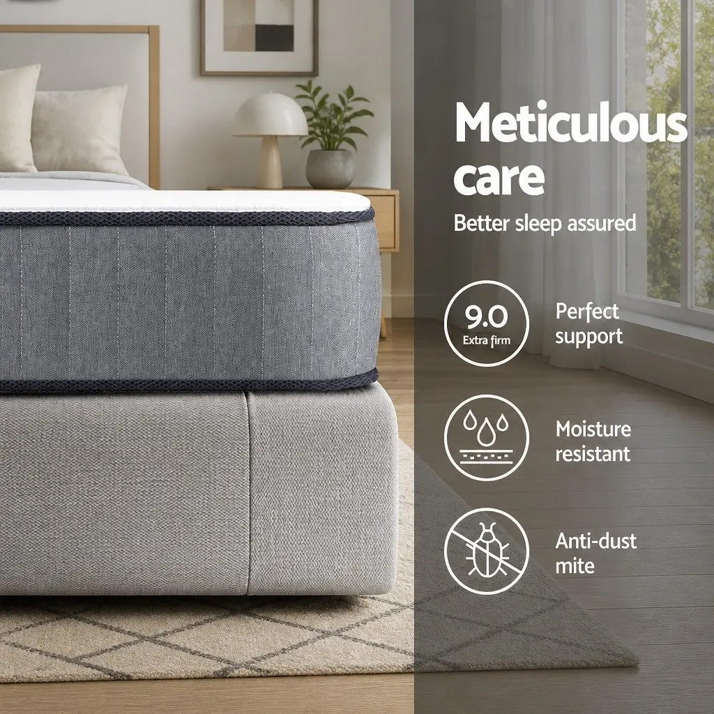 Extra Firm Support King Single Mattress 23cm Tight Top