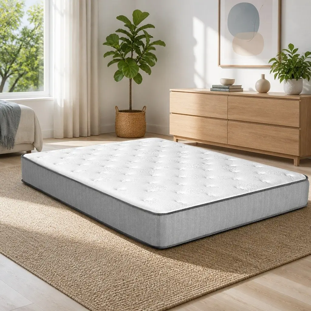 Queen Mattress 23cm Extra Firm Tight Top Hypoallergenic Dust Mite Resistant