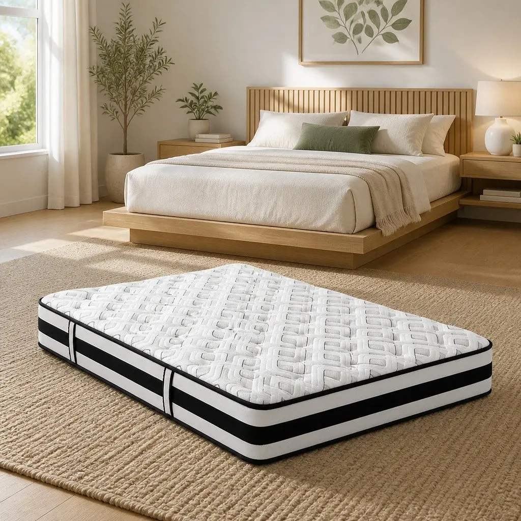 Queen Mattress 24cm Ultra Firm Support with Pocket Springs