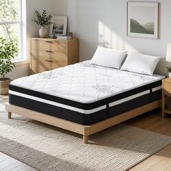 Ultra Firm King Size Mattress with Euro Top and Pocket Springs