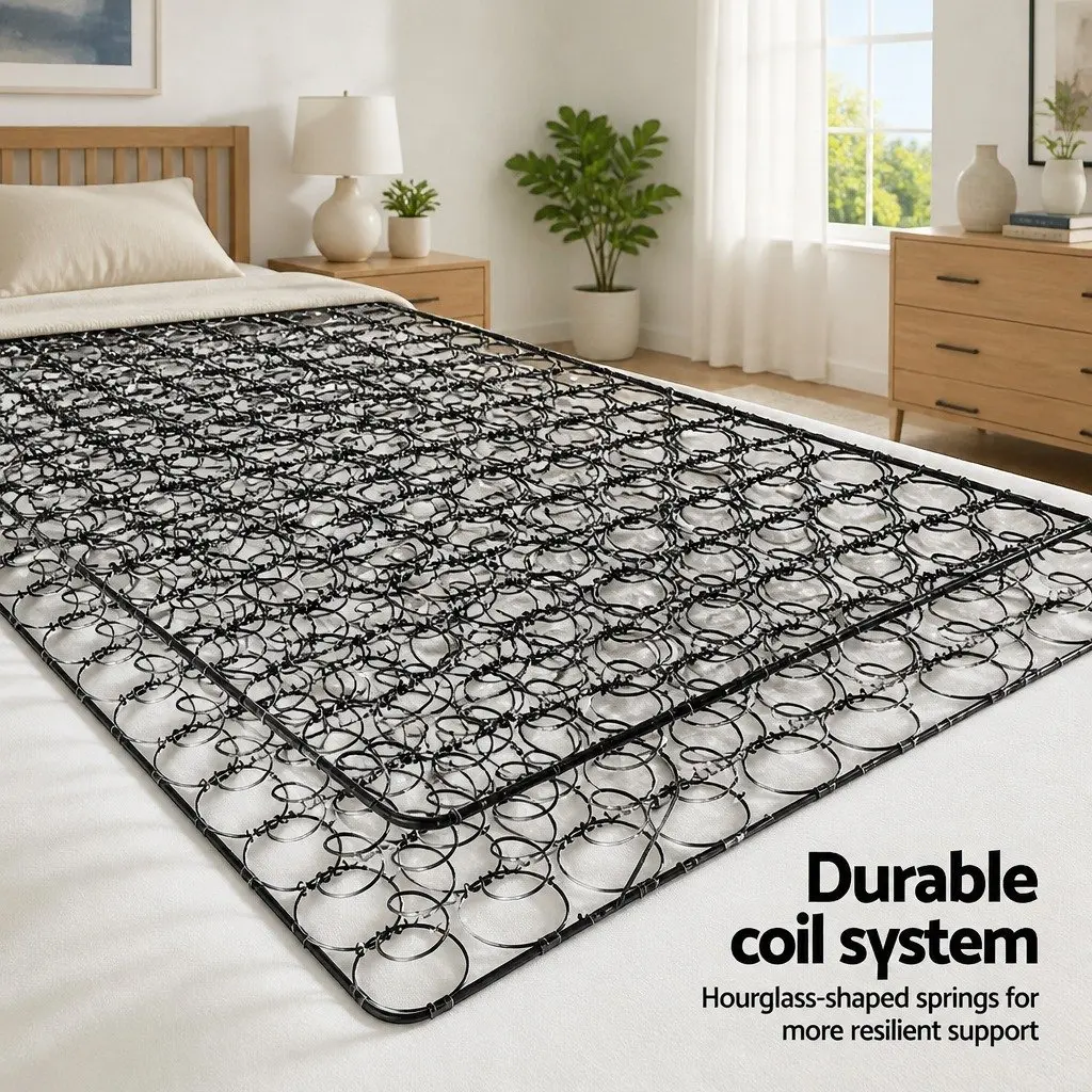 King Single Mattress with Bonnell Spring Core for Support