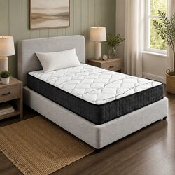 Single Mattress with Bonnell Spring Support - 16cm Medium Firm