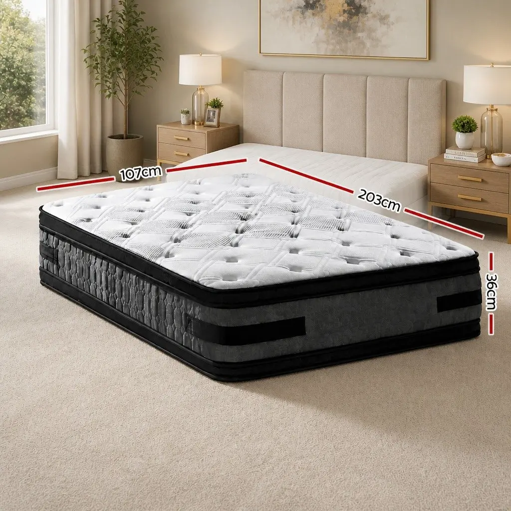 36cm Flippable King Single Mattress with Gel Foam