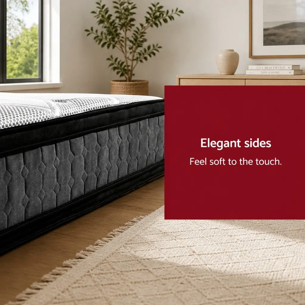 Single Mattress Cool Gel Memory Foam 36cm White Double-Sided Flippable