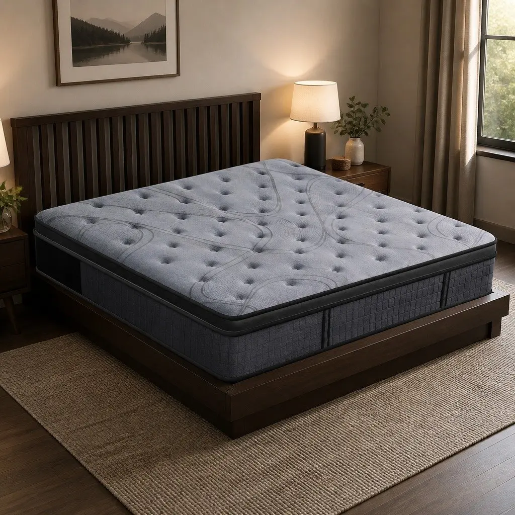 Double Mattress with 33cm Height and 7-Zone Support