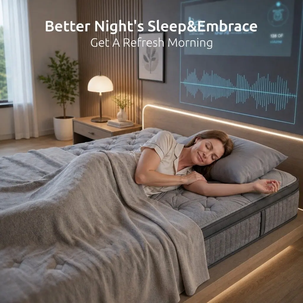 King Single Mattress 33cm 7-Zone Pocket Spring 8.0 Extra Firm Dual-Row Edge