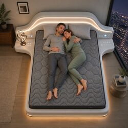 25cm Thick Queen Mattress with Pocket Springs and Foam