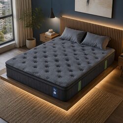 34cm King Hybrid Mattress with Gel Memory Foam and Pocket Springs