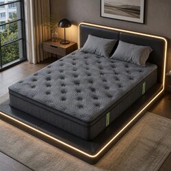 34cm King Hybrid Mattress with Gel Memory Foam and Pocket Springs