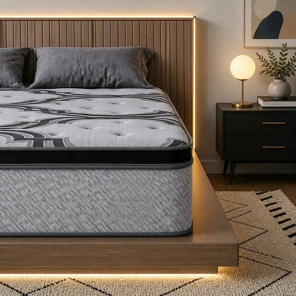 34cm Extra Firm Pocket Spring King Size Mattress