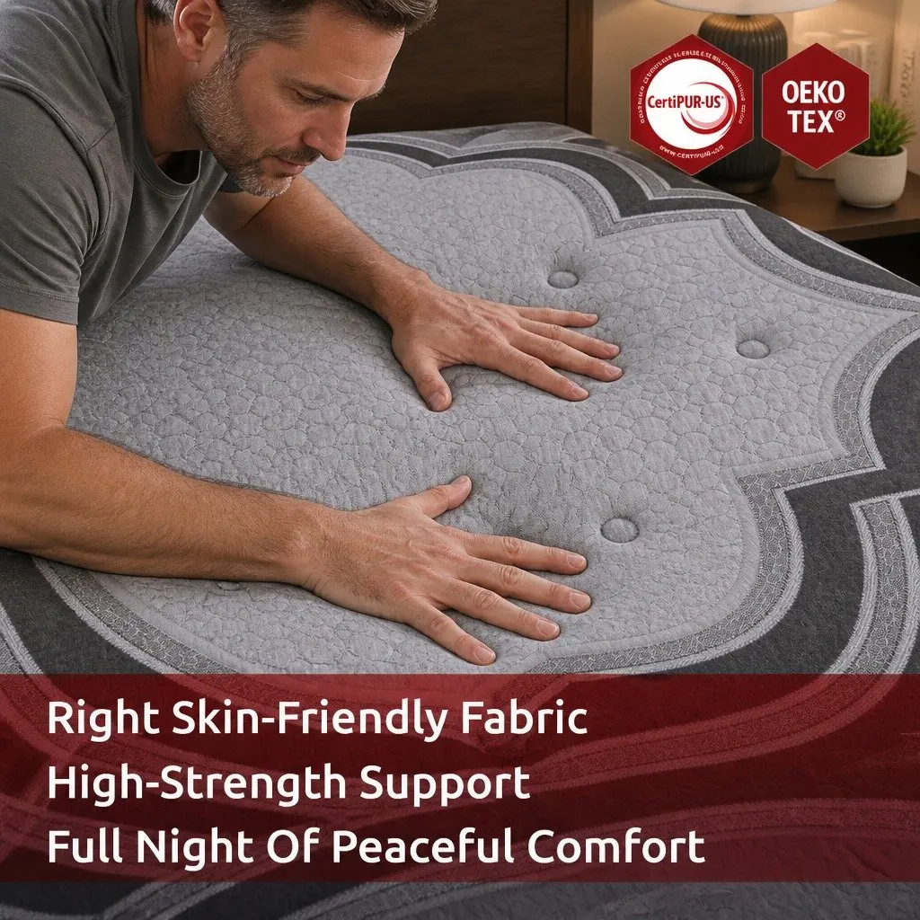 34cm Extra Firm Pocket Spring King Size Mattress