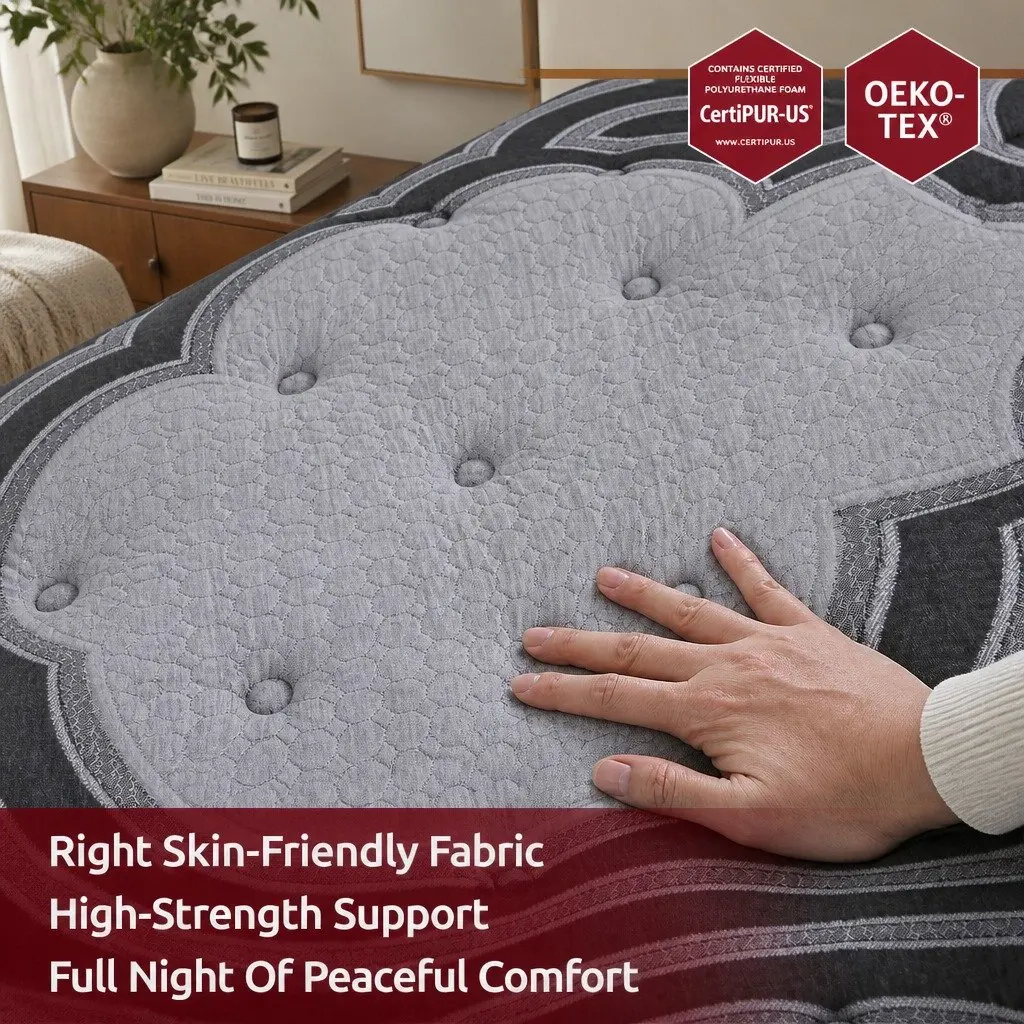 34cm Extra Firm King Single Mattress with 5-Zone Support