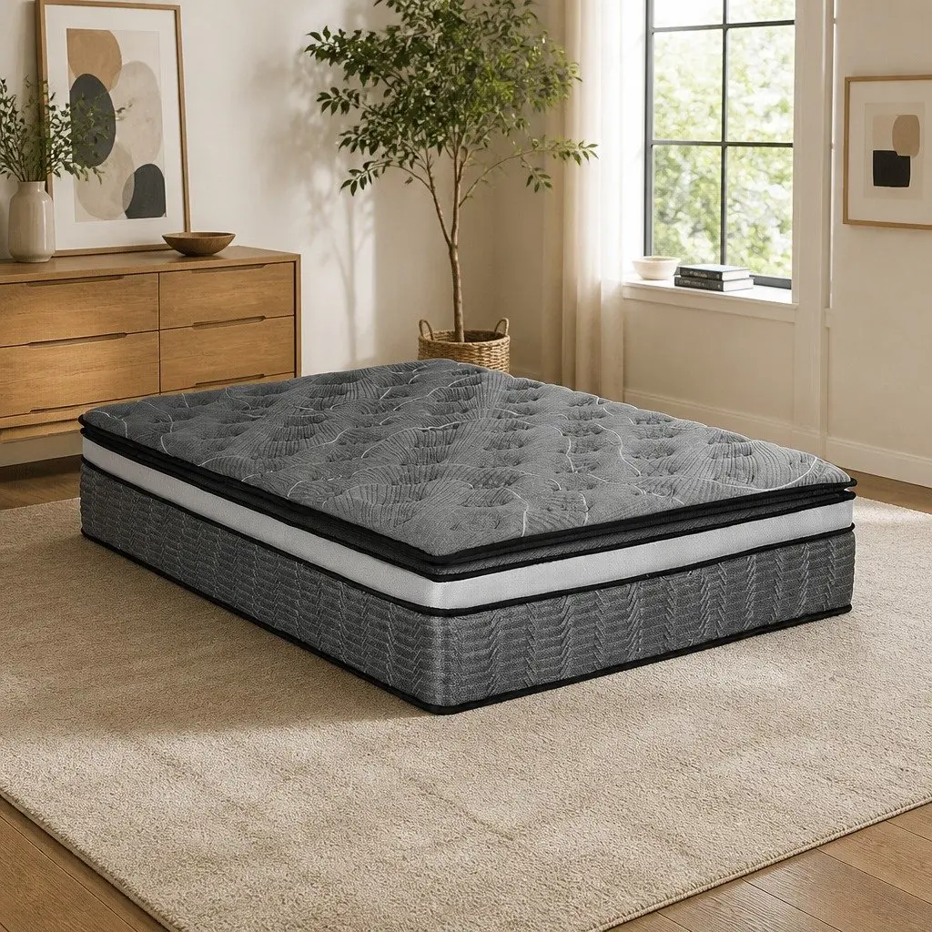 King Size Mattress with 34cm Double Layer Pocket Springs