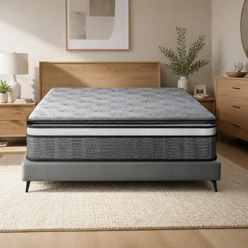 Double Layer Pocket Spring Queen Mattress 34cm