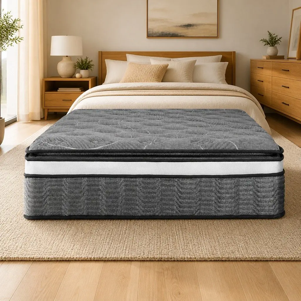 Double Layer Pocket Spring Queen Mattress 34cm