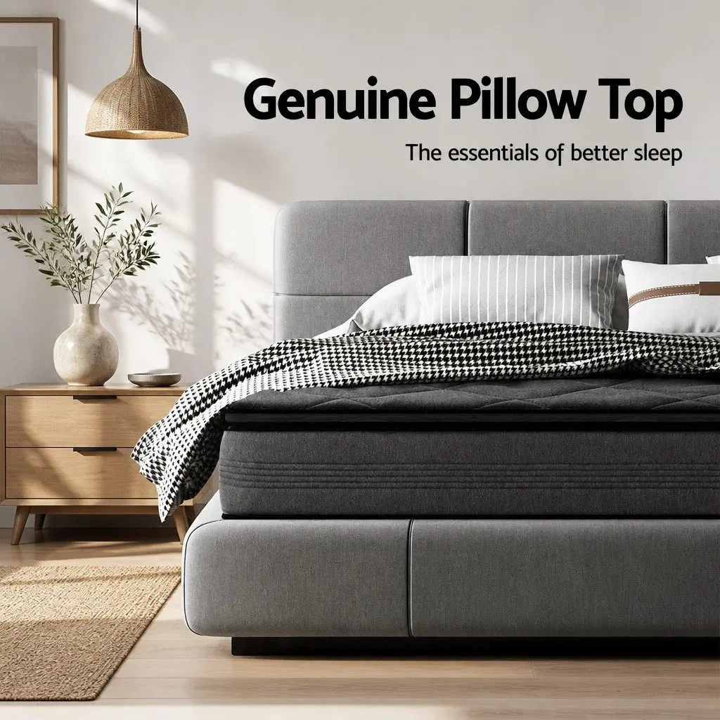 18cm Thick Double Mattress with Pillow Top and Support