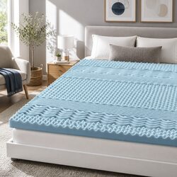 High-Quality 7-Zone Memory Foam Mattress Topper 5cm