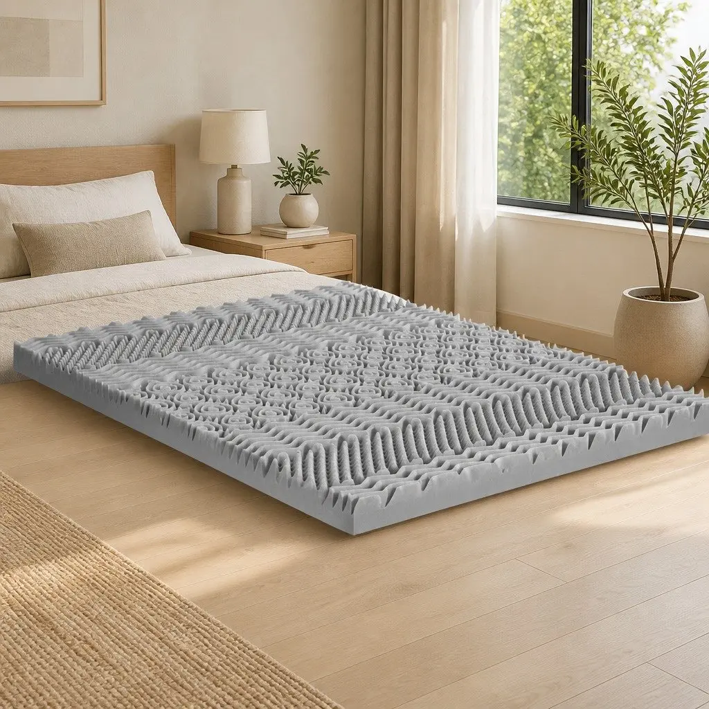 Graphite-Infused 8cm Memory Foam Mattress Topper