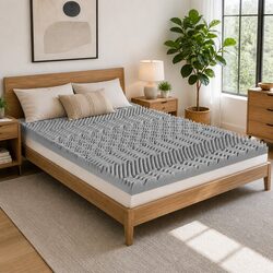 Premium 8cm Memory Foam Mattress Topper King Size