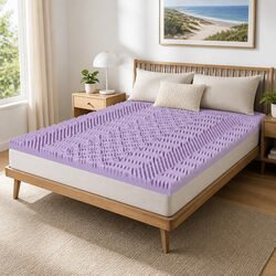 8cm Queen Size Memory Foam Mattress Topper with Lavender