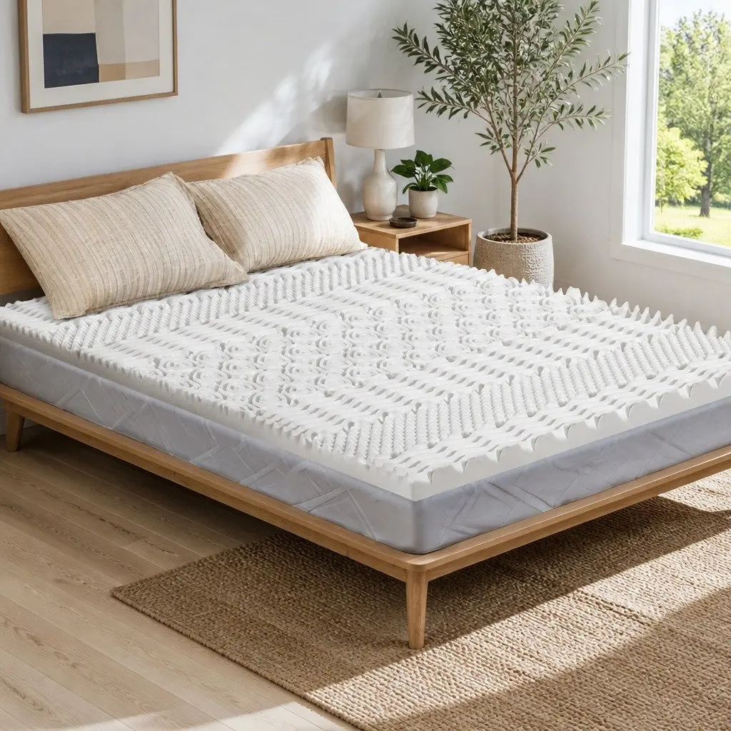 7-Zone Memory Foam Mattress Topper 8cm