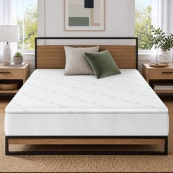Premium 10cm Gel-Infused Memory Foam Mattress Topper