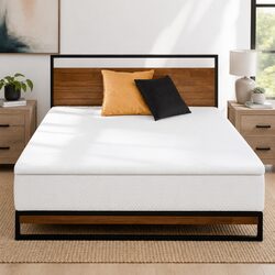 Premium 10cm Gel-Infused Memory Foam Mattress Topper
