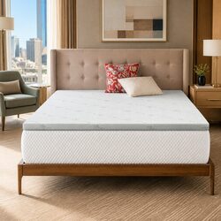 Double Bed Gel Memory Foam Mattress Topper 5cm