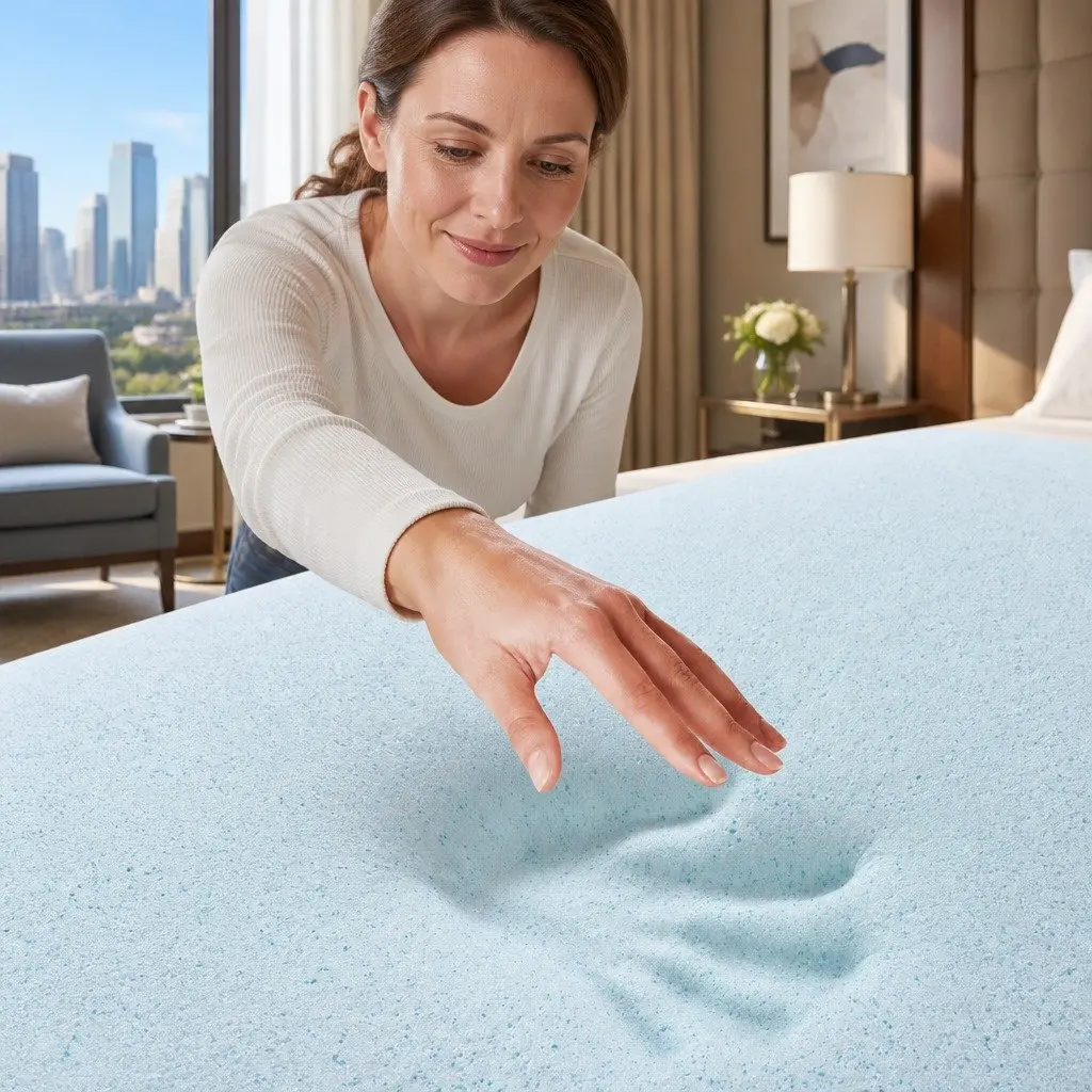 Double Bed Gel Memory Foam Mattress Topper 5cm