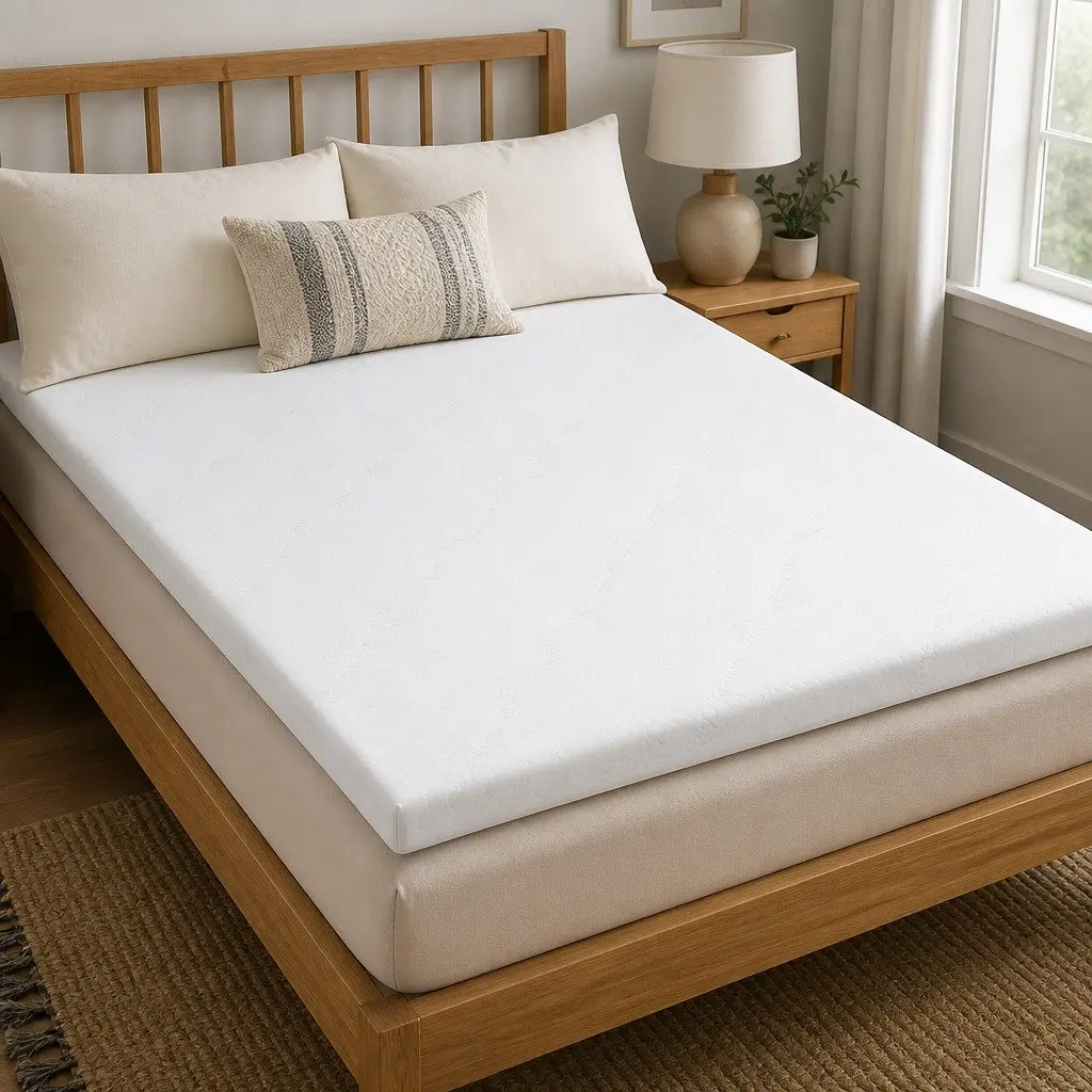 Cool Gel Memory Foam Mattress Topper 5cm King Single