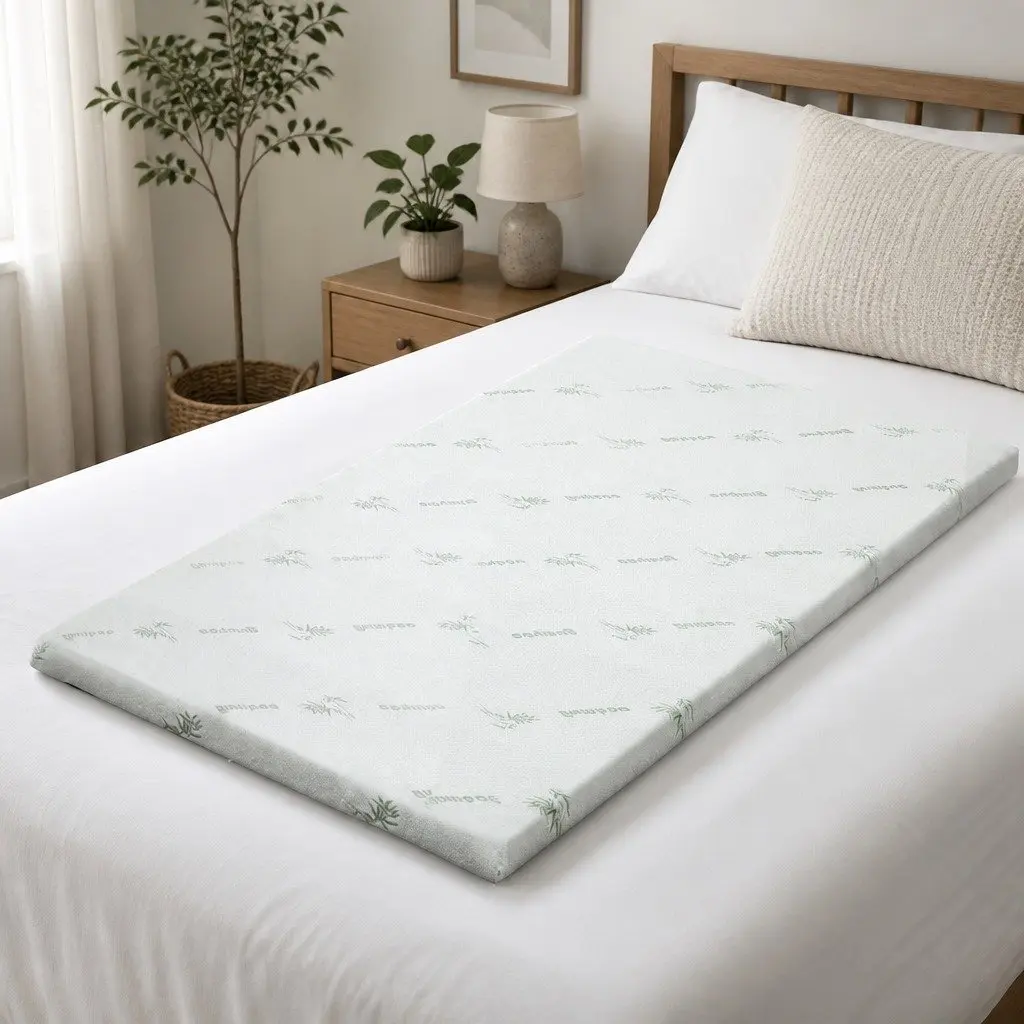 Gel-Infused Memory Foam Mattress Topper