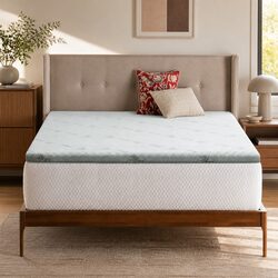 Premium King Memory Foam Mattress Topper with Gel Cooling