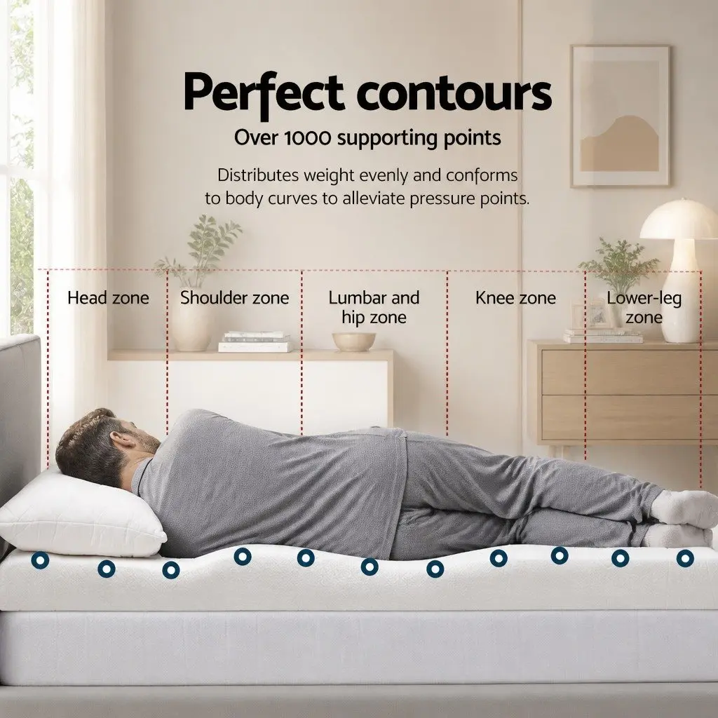 King Memory Foam Mattress Topper with Gel Cooling