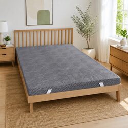 8cm Gel Dual Layer Memory Foam Mattress Topper with Bamboo Cover