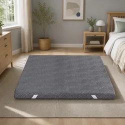 Dual Layer Gel Memory Foam Mattress Topper 8cm King Size