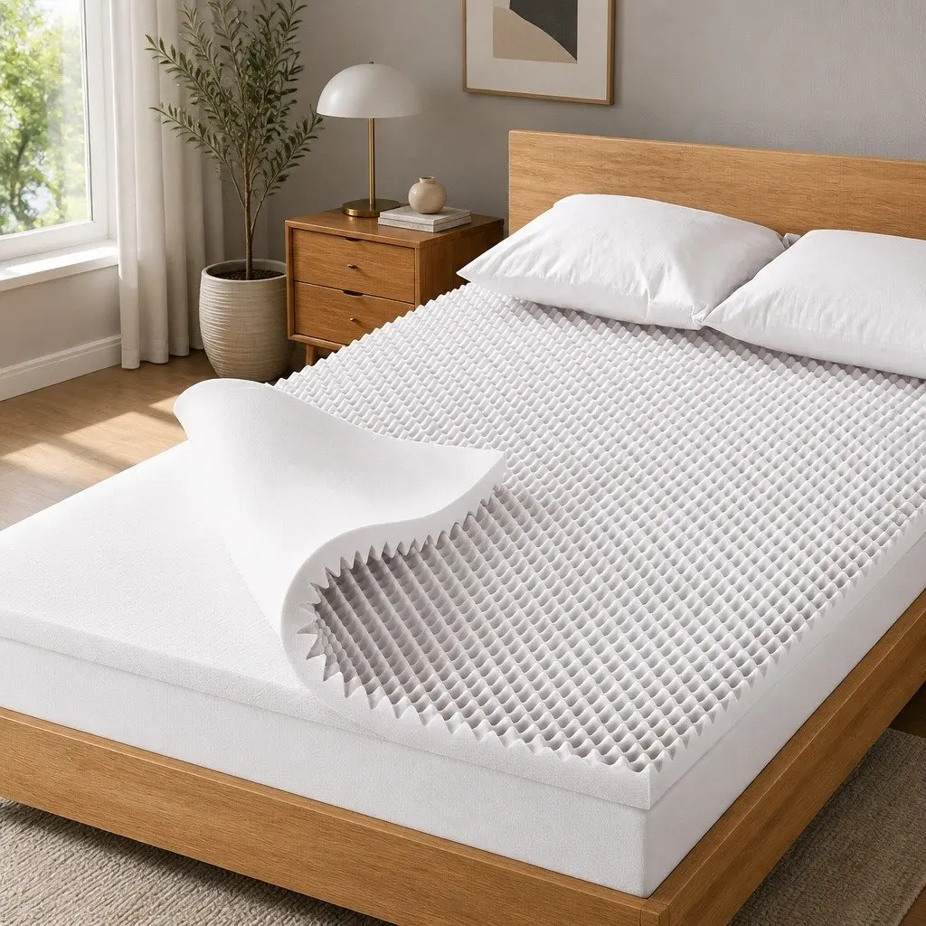 5cm Memory Foam Mattress Topper for Single Bed
