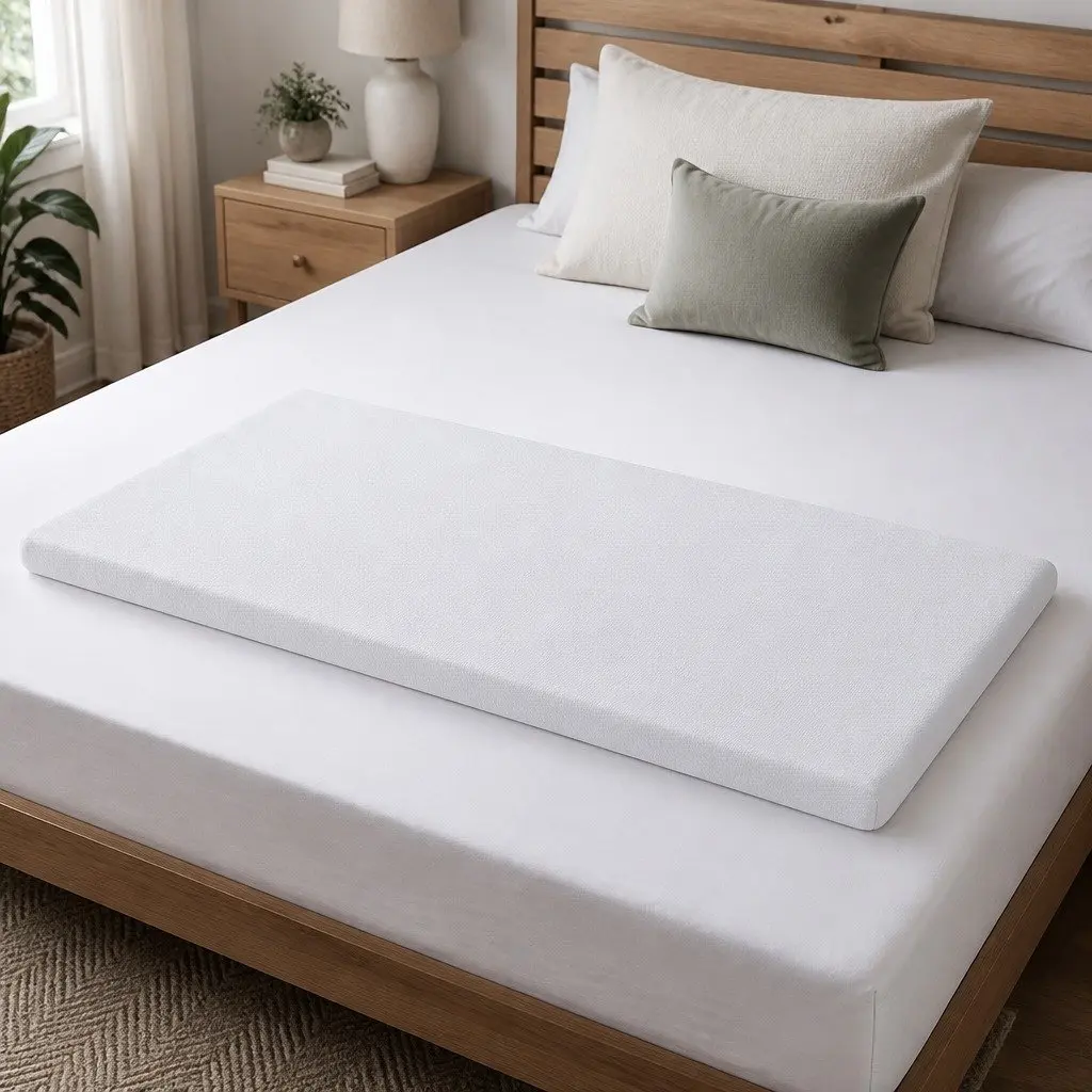 Gel-Infused Memory Foam Mattress Topper 8cm Double