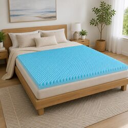 Premium 8cm Gel-Infused Memory Foam Mattress Topper