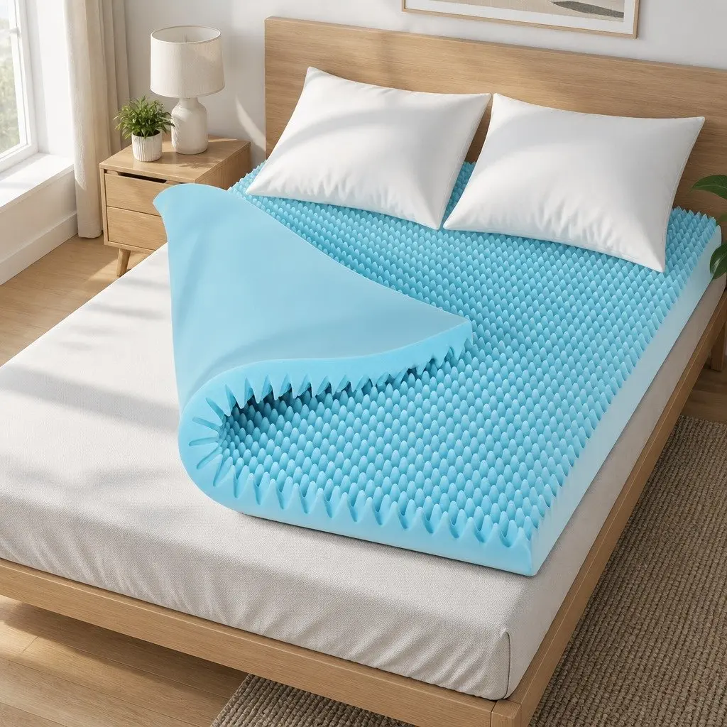 8cm Gel-Infused Memory Foam Mattress Topper