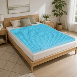 Premium 8cm Gel Memory Foam Mattress Topper - King Single